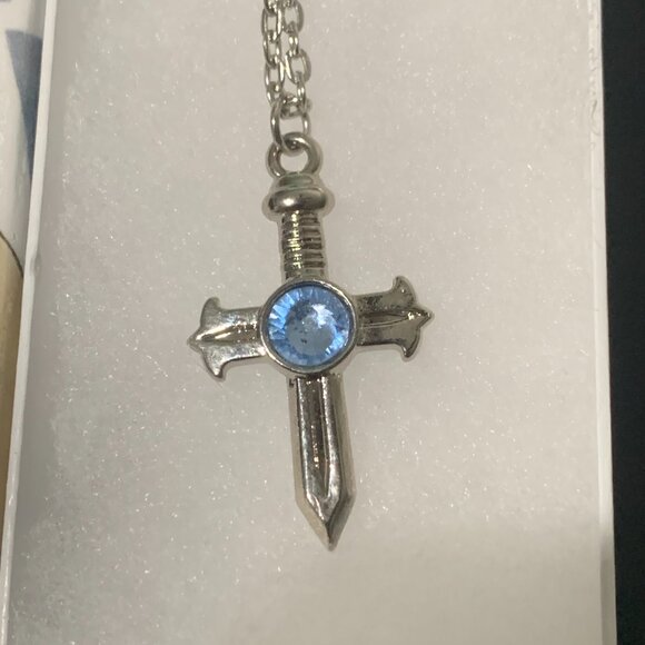 Fairy Tail Gray Fullbuster Cross Anime Necklace - Picture 3 of 3